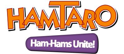 Hamtaro Ham-Hams Unite! logo for GameBoy Color